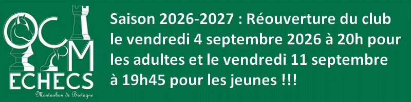 Réouverture du club pour la saison 2026-2027